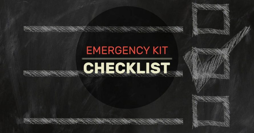 Emergency kit checklist
