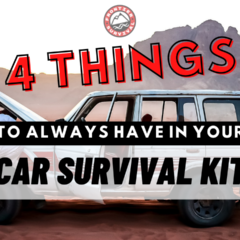 Car survival kit items